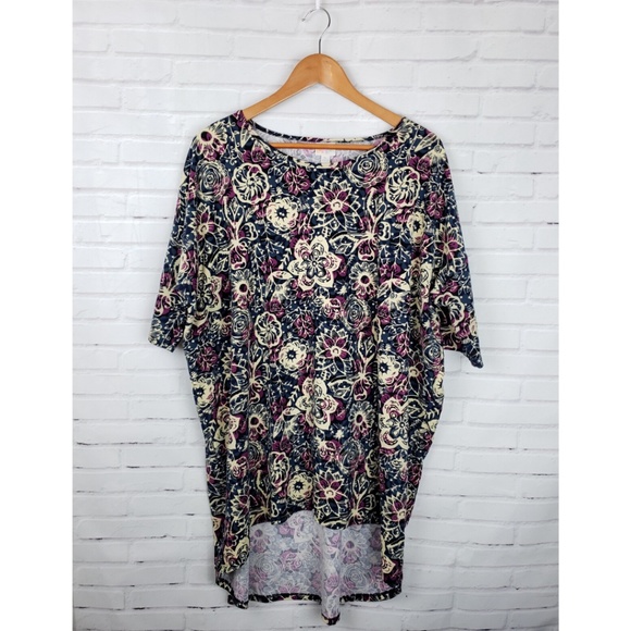 LuLaRoe Tops - LuLaRoe Irma Floral Abstract Tunic Size XL